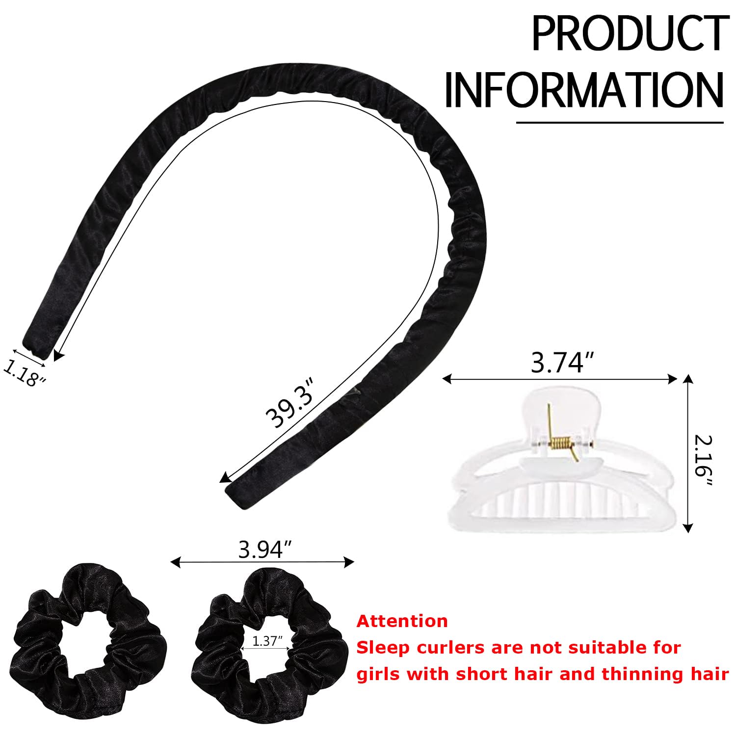 ヒートレスヘアカーラー бигуди ヘッドバンドシルクカールリボンヘアローラー睡眠ソフトヘッドバンド怠惰なヘアカーラーヘアスタイリングツール