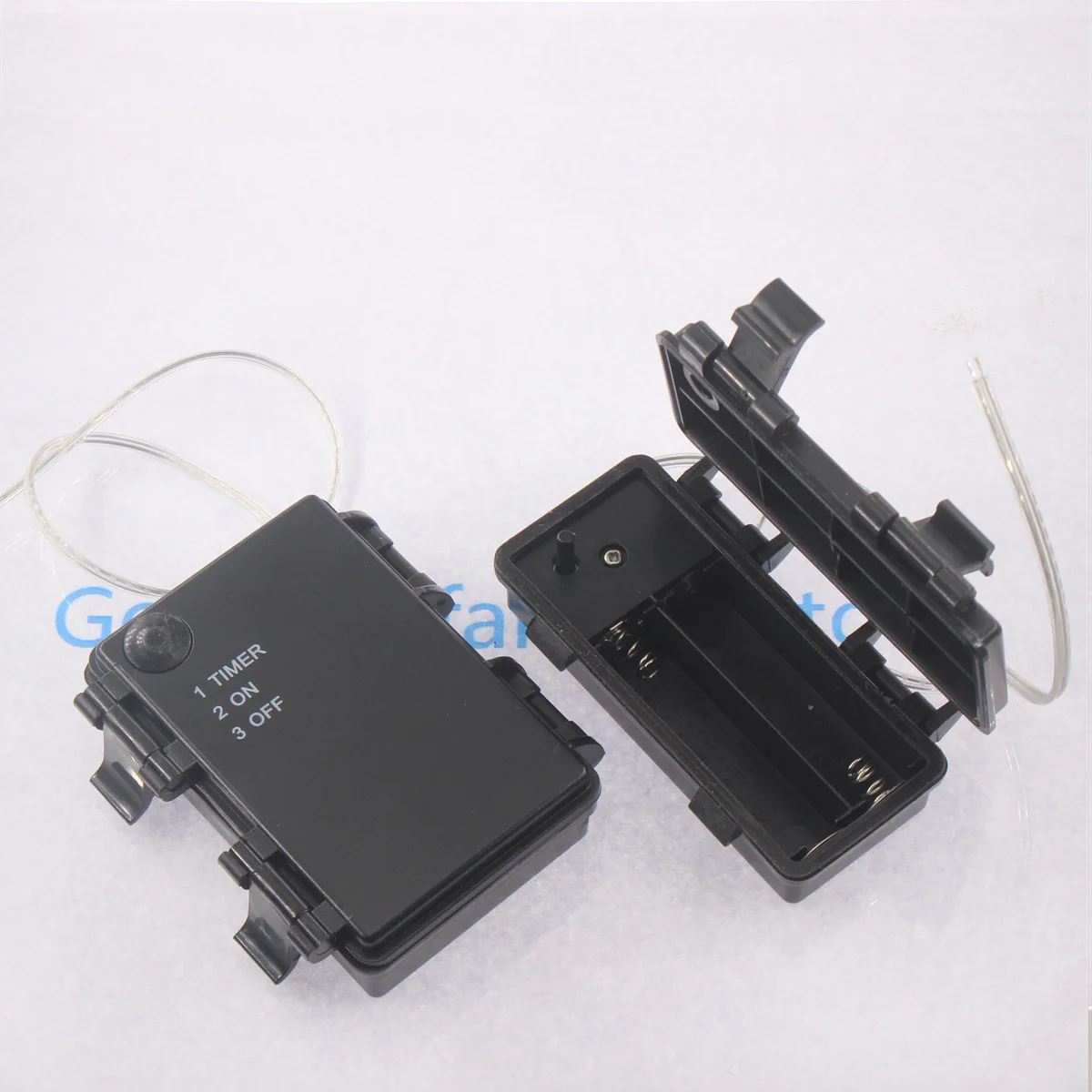 AA 3V No.5 waterproof and dustproof battery cartridge with timing function, 2 sections, 3 sections, 4 sections, AA battery holde