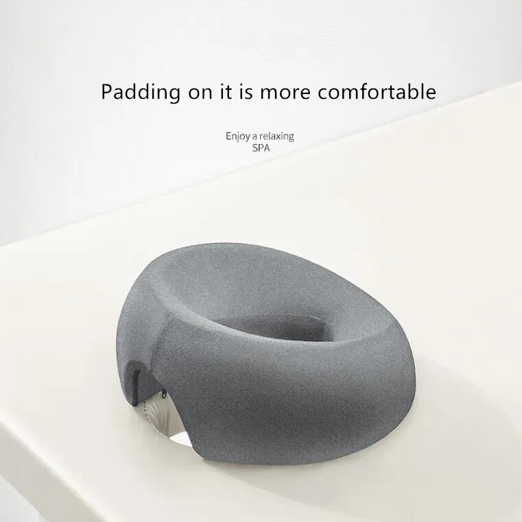 Ergonomics Lying Down Pillow Memory Foam Breathable Head Rest Support Pillow Body Massage Face Rest Pillow for Beauty Salon