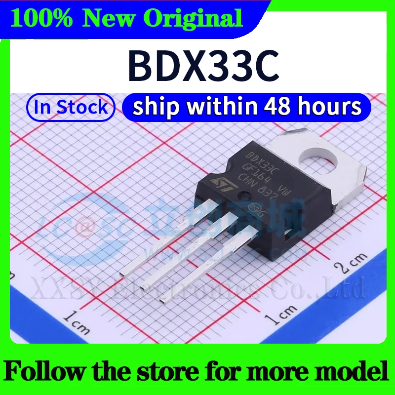 5 unids/lote BDX33C BDX34C BDX53C BDX54C alta calidad nuevo