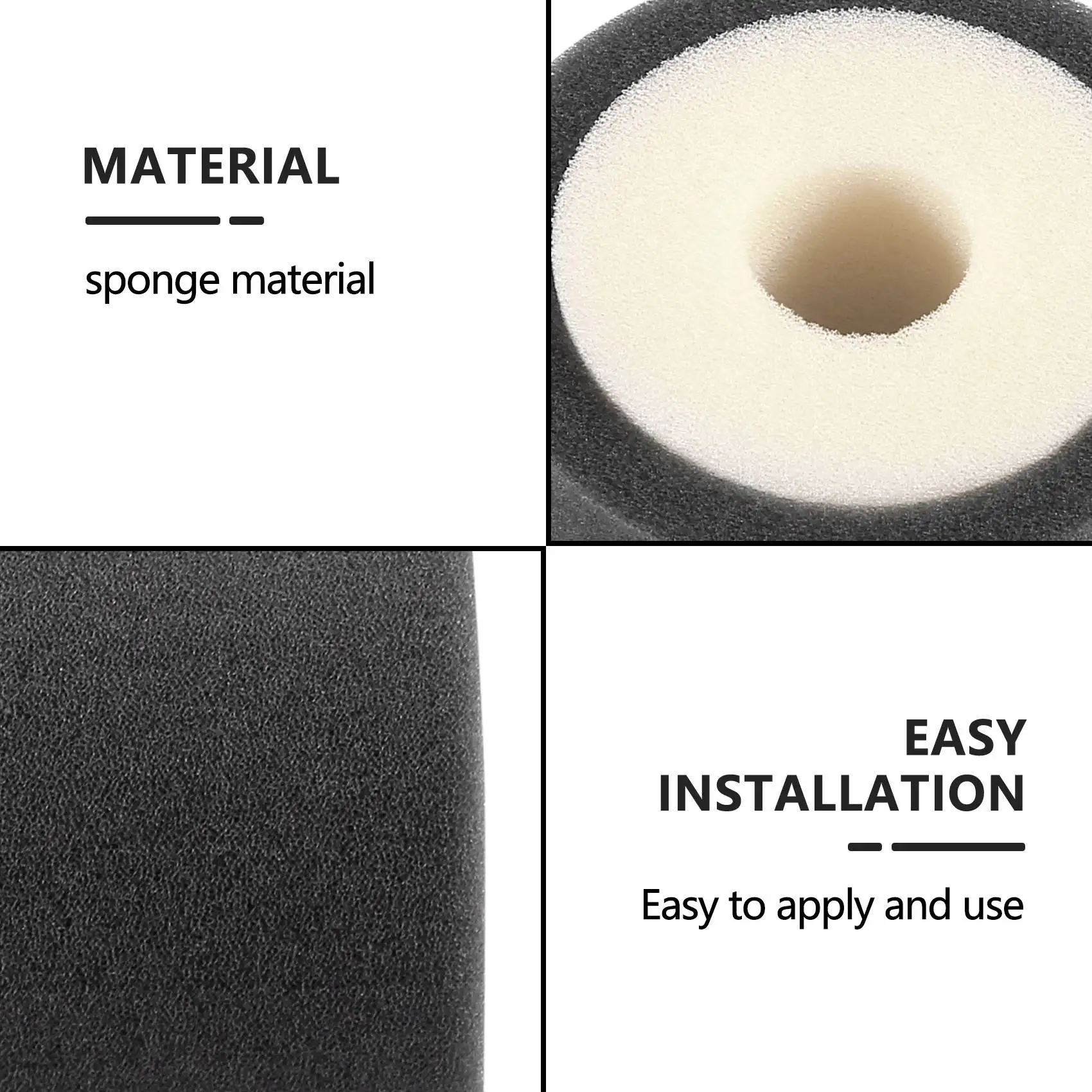 BABQ for 1/5 Baja Air Filter Foam Upgraded for 5B 5T SC RC King Motor Rovan Remote Control Filtration Cotton Part