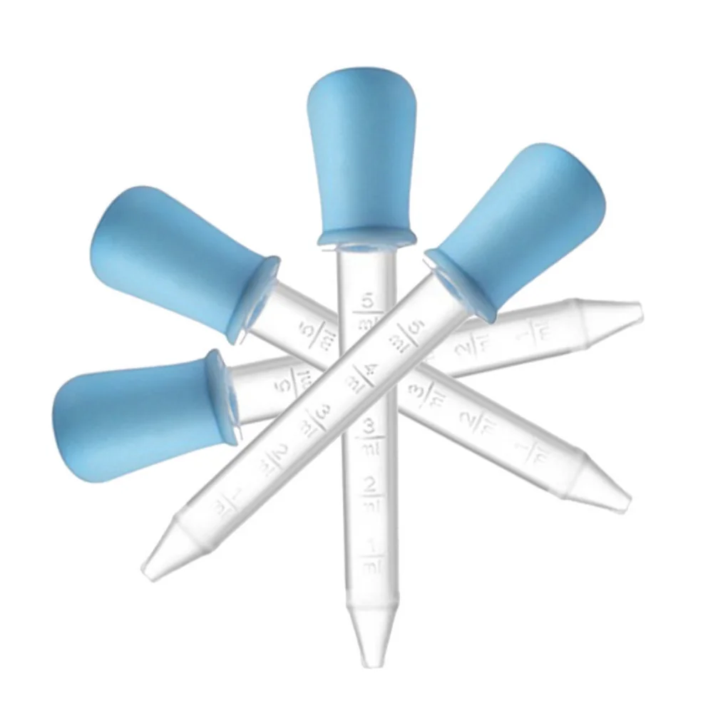 5ML Con Bé Thả Y Học Thức Ăn Trẻ Em Y Thiết Bị Silicon Pipet Thực Phẩm Lỏng Ống Nhỏ Giọt Nhựa Trẻ Sơ Sinh Đồ Dùng