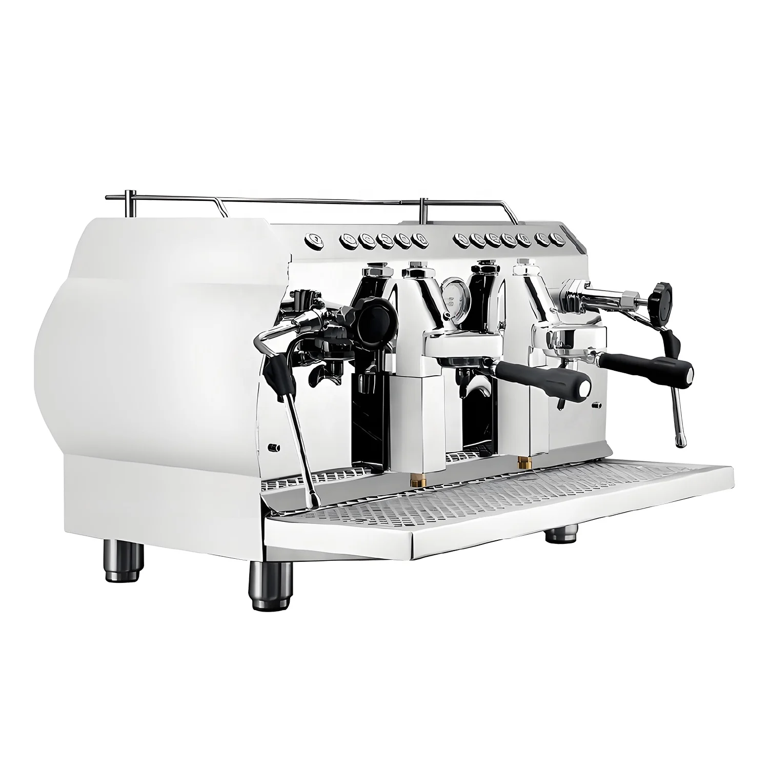 ST nueva llegada personalizada conveniente dos grupos Pid Control comercial Kahve Makinesi máquina de café expreso
