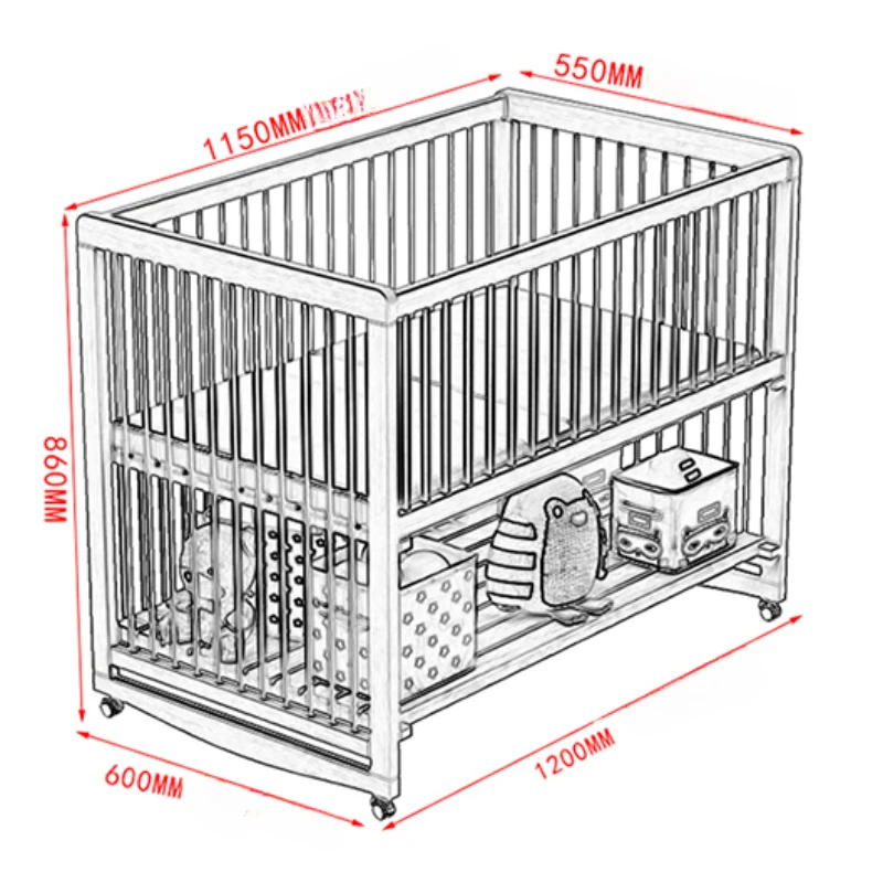 Bassinet เตียงเด็ก เตียงเด็ก เฟอร์นิเจอร์ เก้าอี้โยกเด็ก ผ้าพันคอเด็ก เด็กผู้หญิง Iit Enfant Hut Crib Lіko