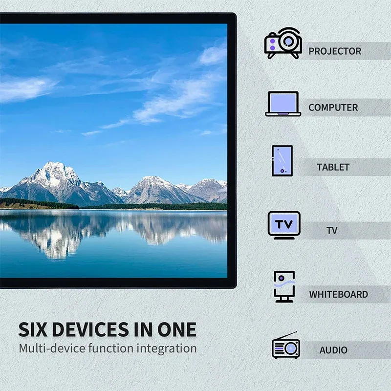 43 55 65 นิ้ว TouchScreen Monitor การสอนออนไลน์สมาร์ทบอร์ด All In One Pc Digital Electronic Interactive ไวท์บอร์ด