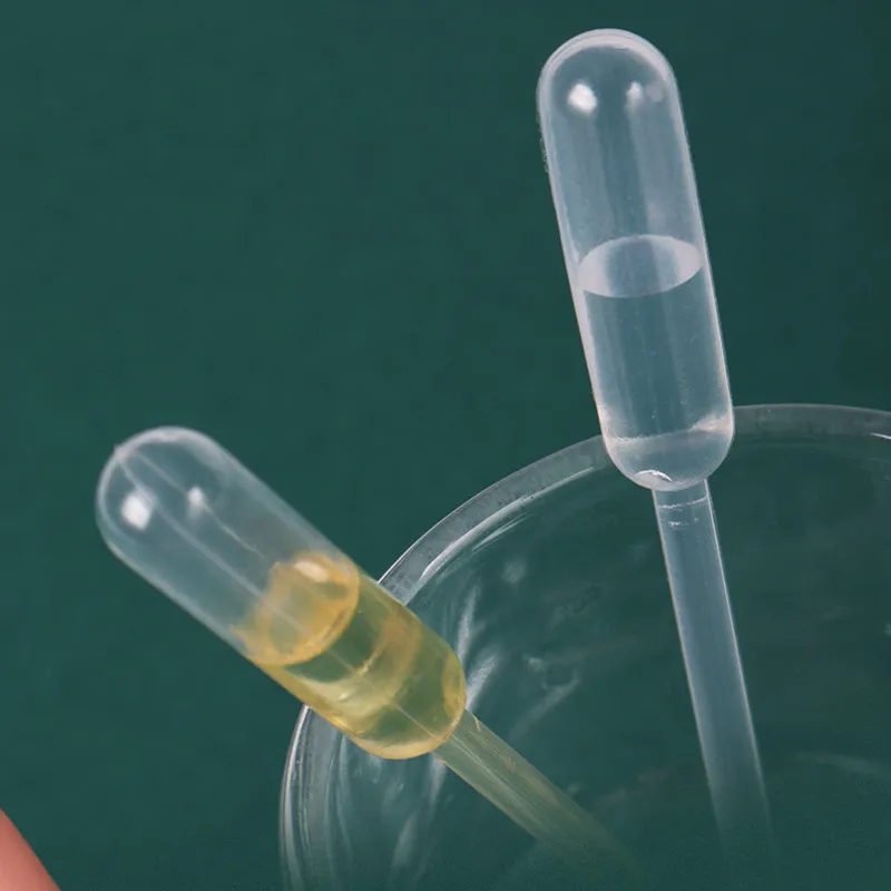 100 Uds. Pipetas desechables de plástico de 3ml, pipetas de transferencia para apretar, gotero para molde de silicona, resina epoxi UV, artesanía, fabricación de joyas