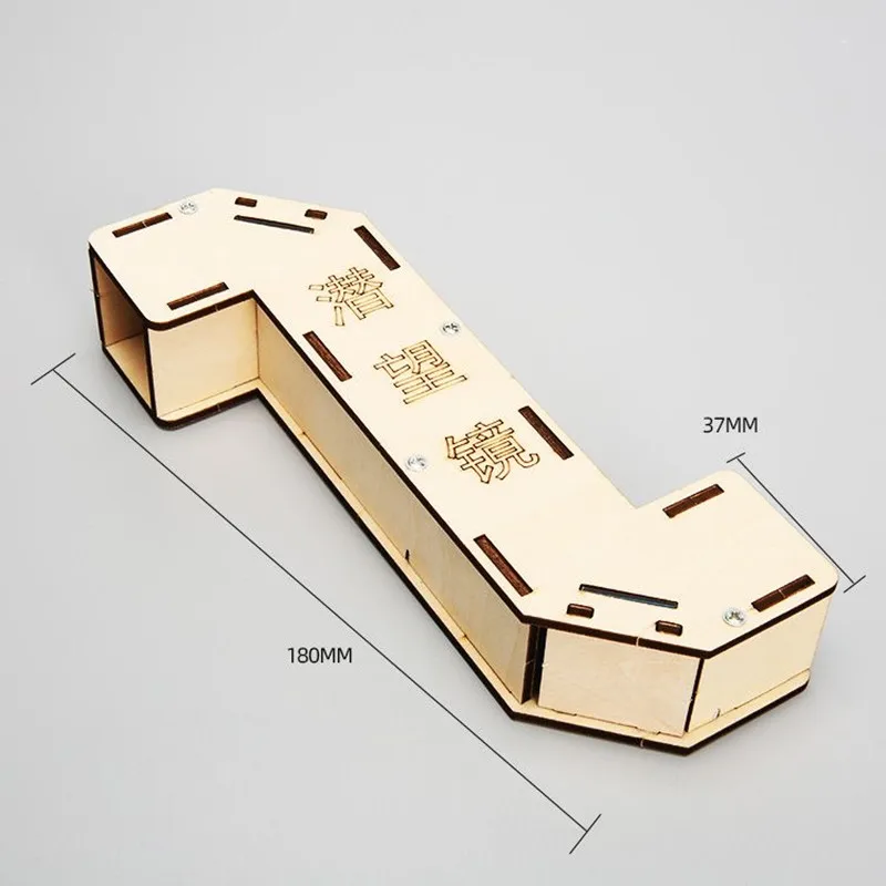 DIY Manual Wooden Puzzle Periscope Toys Science Experimental Tool Kit Learning Early Stage Education Interest Games For Teaching