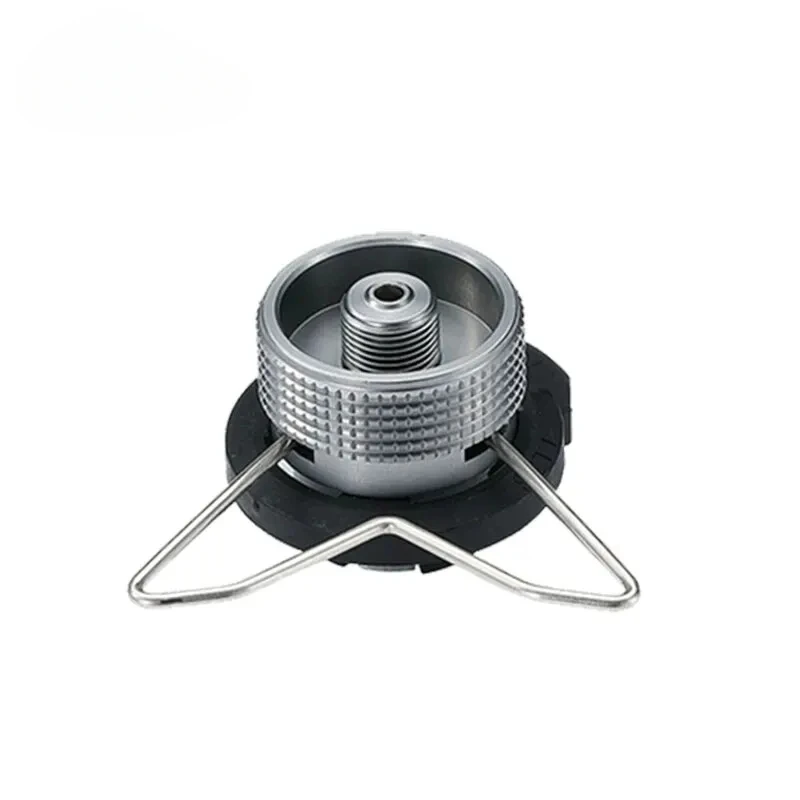 Adaptador de butano con soporte, adaptador de conversión de cabezal de cartucho de Gas, boquilla tipo botella, entrada tipo tornillo, salida de válvula Lindal 2023