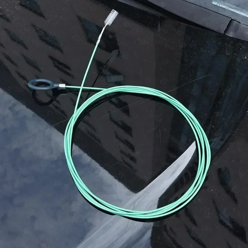 3m Drain Hole Cleaning Brush Flexible Car Drain Dredge Sunroof Cleaning Scrub Brush Tool Accessories Skylight Drain Pipe Brush