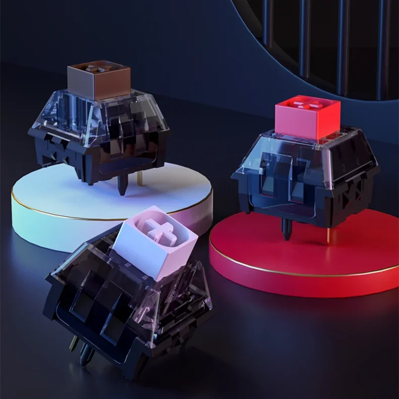 Kailh Box White V2 ,Box Brown V2,Box Red V2, Mechanical Keyboard Switch Clicky Linear Tactile 5pins