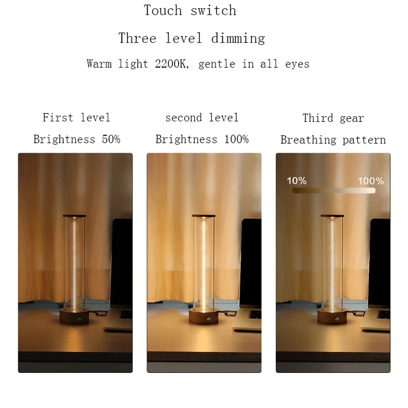 New Magnetic Suction Light With Three Brightness Levels, LED Ambient Light With Adjustable Outdoor Magnetic Suction Light