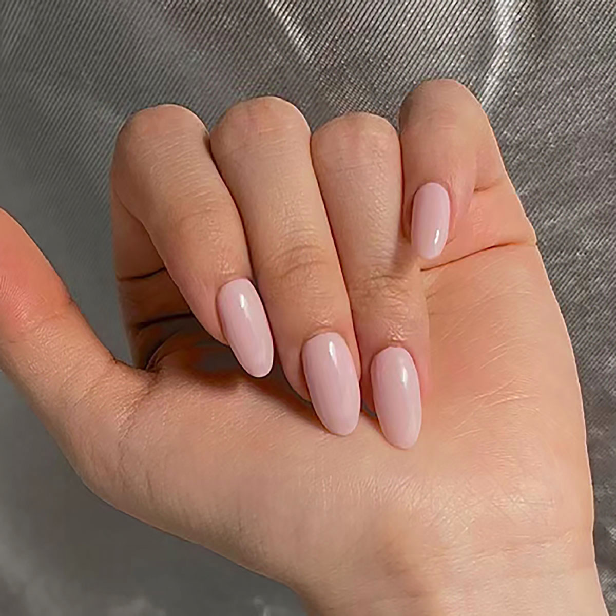 24 ชิ้น/เซ็ตNudeเล็บปลอมยาวภาษาฝรั่งเศสคําอัลมอนด์โลงศพเคล็ดลับสีชมพูสีเทาสีน้ําตาลฤดูใบไม้ร่วงฤดูหนาวตกแต่งFaux Onglesกดบนเล็บปลอม
