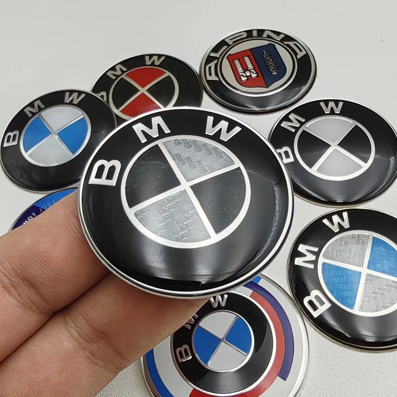 45mm BMW Lenkrad Emblem Abdeckung Aufkleber Auto Abzeichen Für BMW E39 E46 E90 E30 E36 E87 E53 F10 F20 F30 G20 X1 X2 X3 X4 X5 X6 X7
