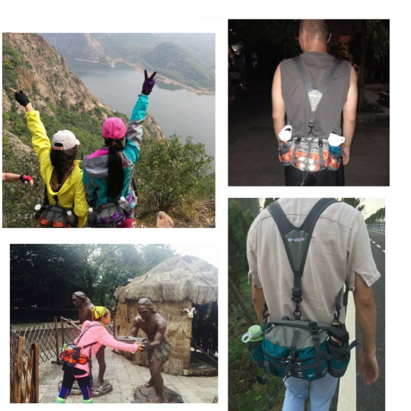 Tactical Suspenders Outdoor Adjustable H-type Multi-function Duty Belt Equipment Harness Combat Strape