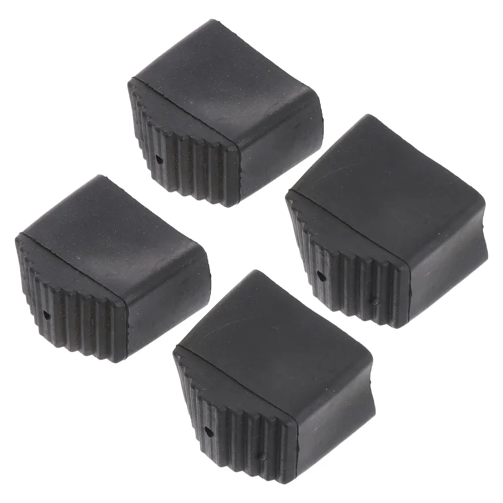 4 pezzi scaletta poggiapiedi attrito antiscivolo coperture per cuscini in gomma resistenti all'usura tappetini per estensione scale pieghevoli per estensione