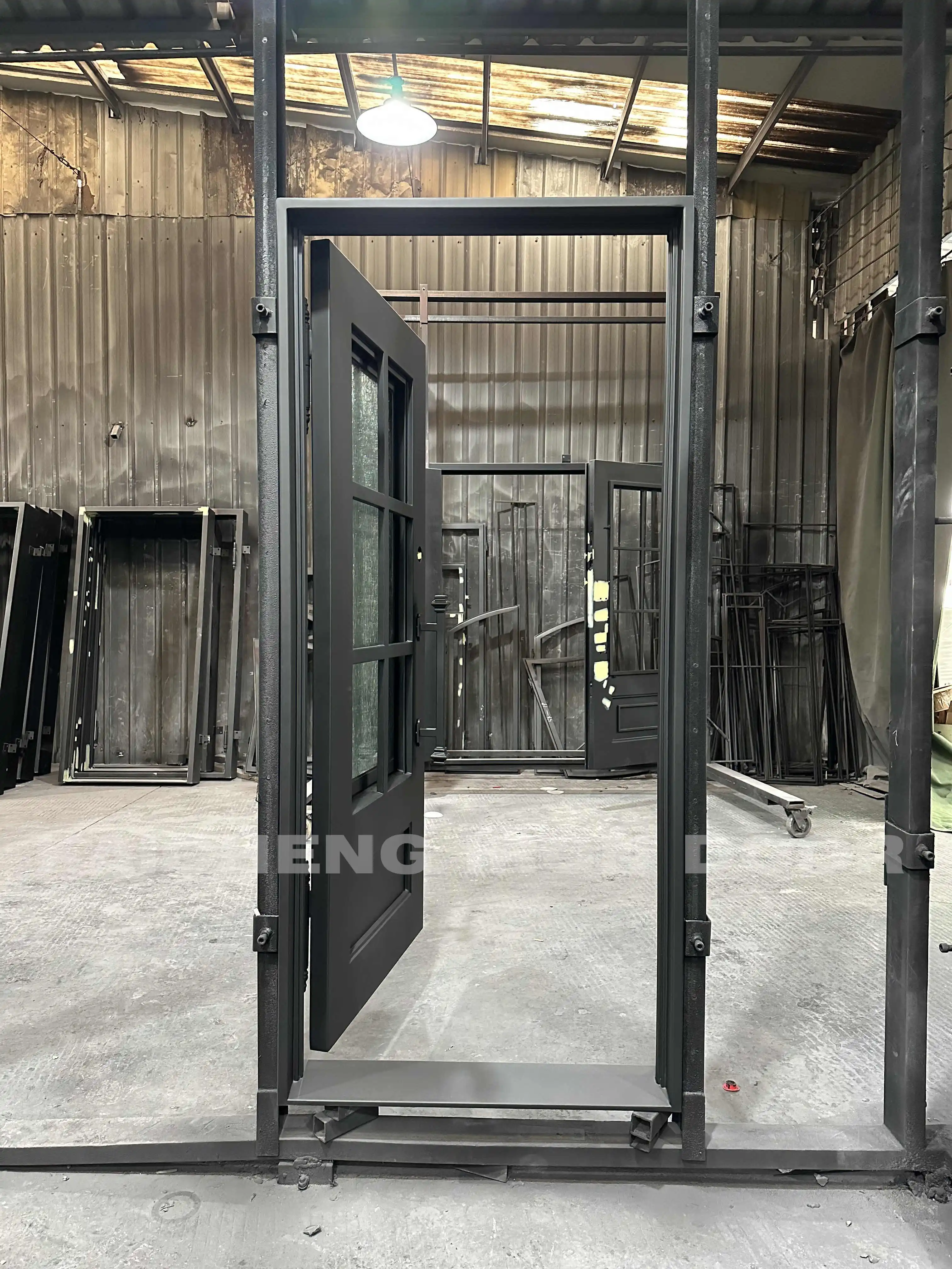 Front Iron Door Customized services, Customized Size Customized styles, High Quality Design Wrought Security Entrance Door