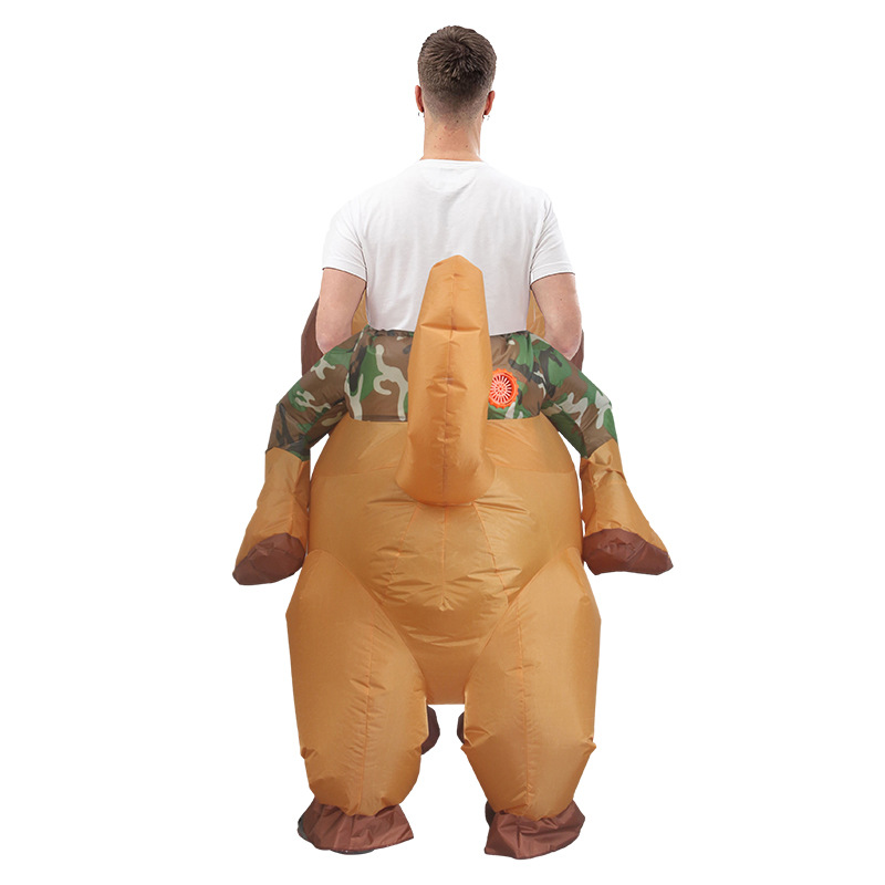 New Funny Pug Inflatable Costume Halloween Party Inflatable Doll Costume Children's Day Party Ride Show Props