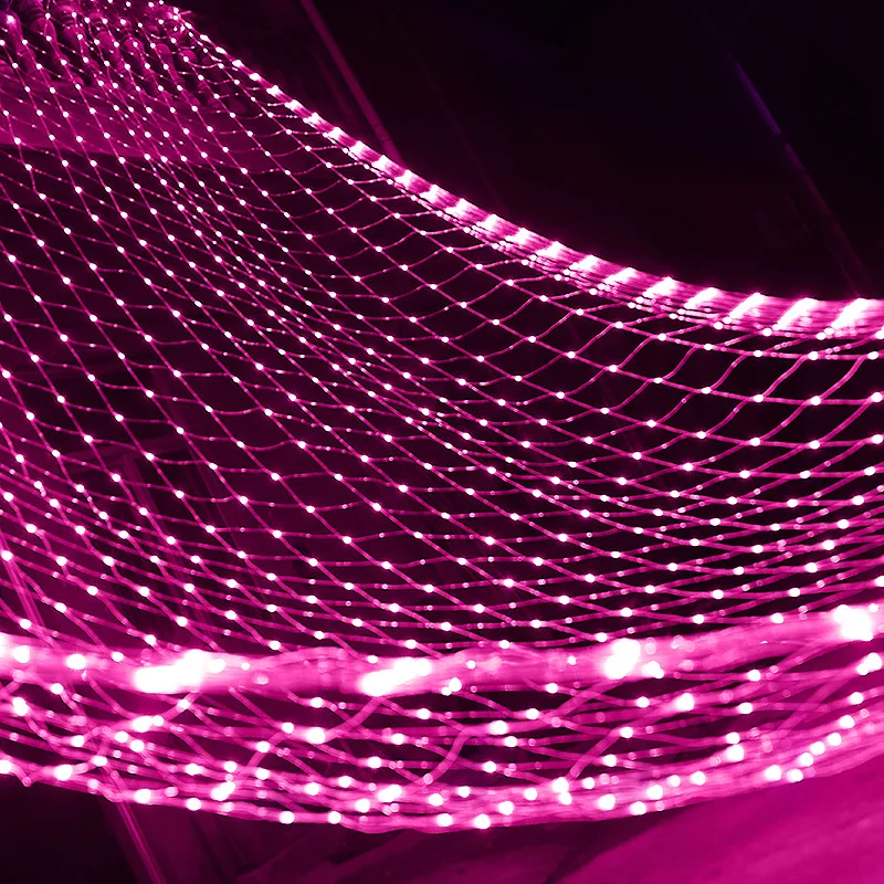 1.5X1.5M 2X2M 3X2M 6X4M Đèn LED Phối Lưới Cổ Dây Đèn Vòng Hoa màn Cửa Sổ Giáng Sinh Cổ Tích Ánh Sáng Tiệc Cưới Vòng Hoa Ánh Sáng