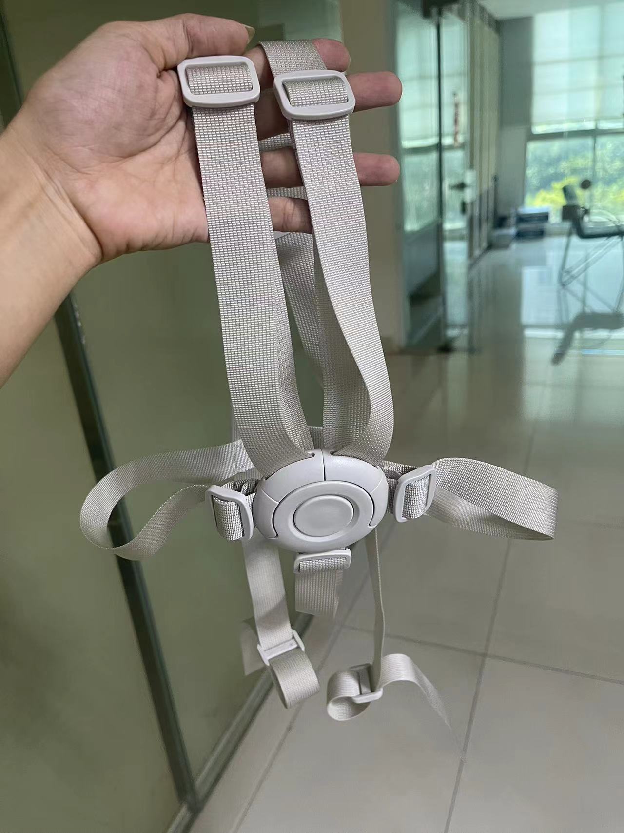 เข็มขัดที่นั่งเก้าอี้การเจริญเติบโต5จุดสำหรับ Stokke Tripp Trapp เก้าอี้เด็กเก้าอี้รับประทานอาหารสูงเข็มขัดนิรภัยห้าจุด