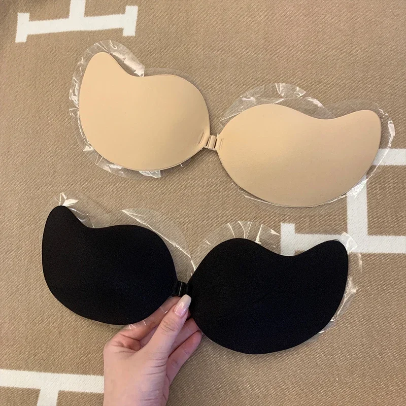 Cubierta de silicona reutilizable para pezones, autoadhesiva, Invisible, Push Up, sujetador, pegatinas, pecho de Mango, sujetadores sin tirantes, ropa interior para mujer