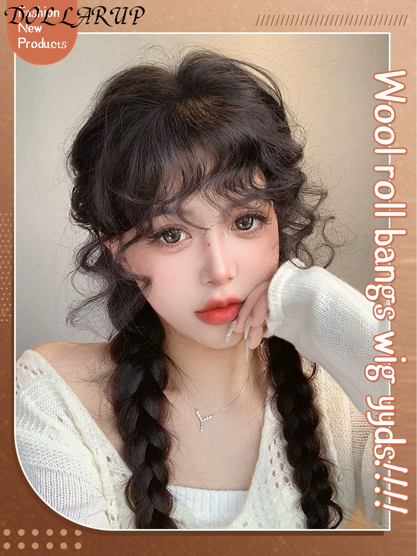 Cabello humano rizado, flequillo frontal limpio, Clip en flequillo, extensiones de cabello, flequillo Romo lateral de barrido, postizos naturales en negro y marrón