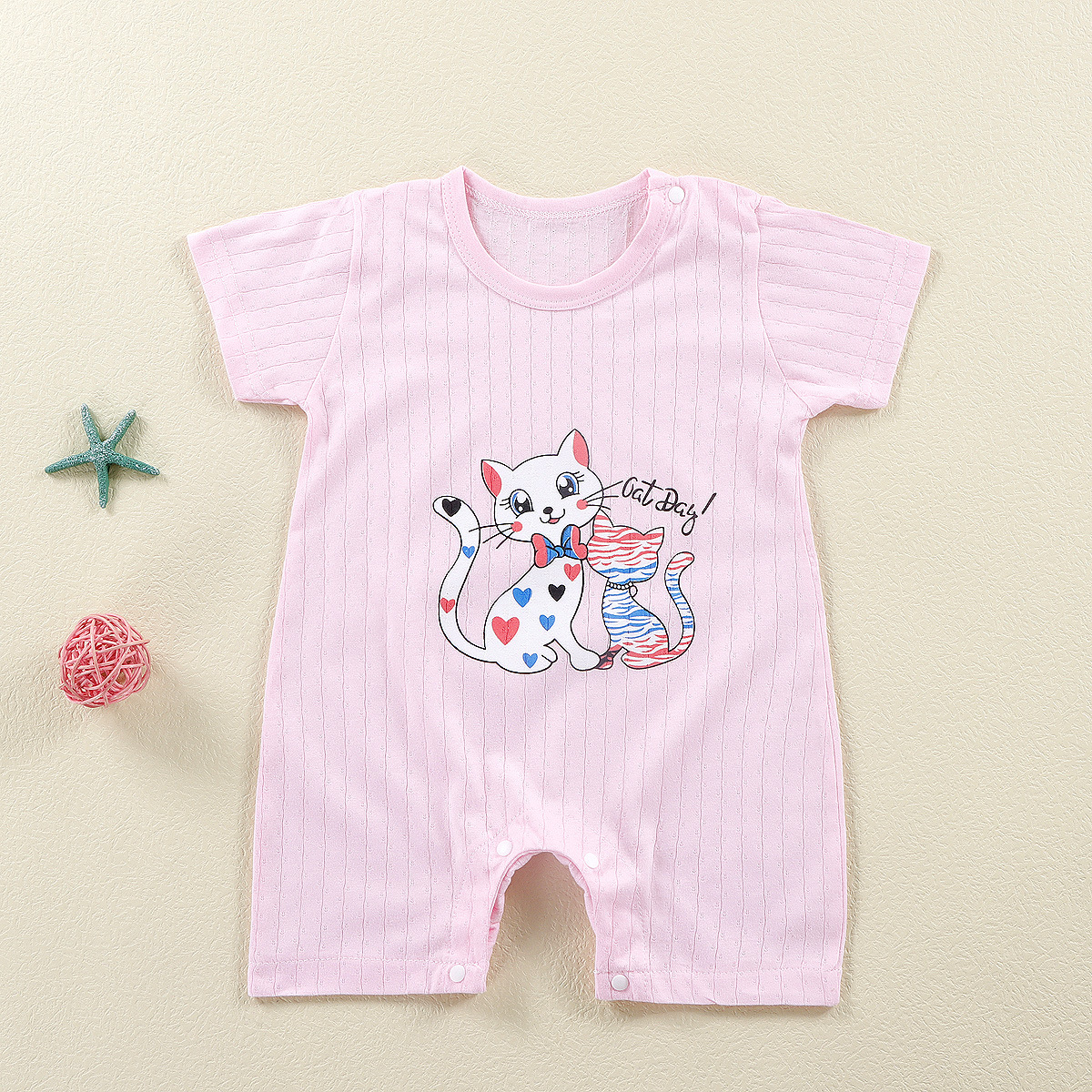 Летний детский комбинезон с короткими рукавами, комбинезон для новорожденных мальчиков и девочек, детский комбинезон, детская одежда, детская одежда