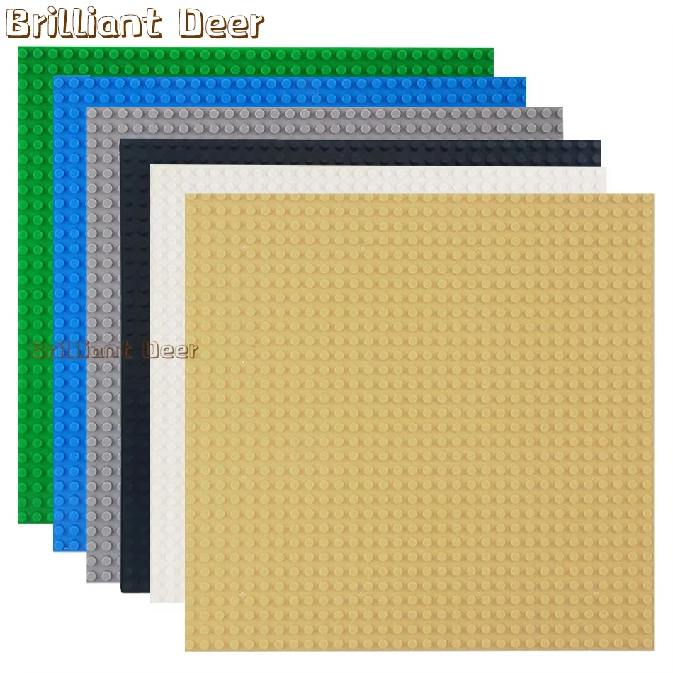 32x32 32x16 puntos bloques de construcción clásicos placa Base MOC DIY piezas de placa Base de ladrillos de tamaño pequeño para figuras de ciudad juguetes para niños