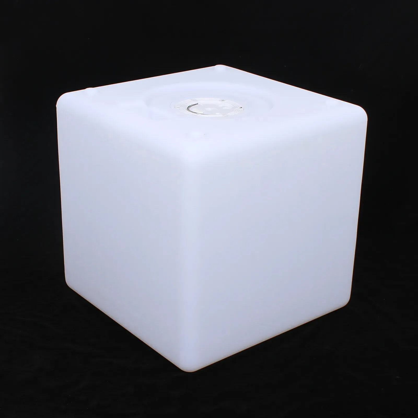 Cubo de luz LED RGB externo/interno, banco que muda de 16 cores, assento para cadeira de festa no pátio