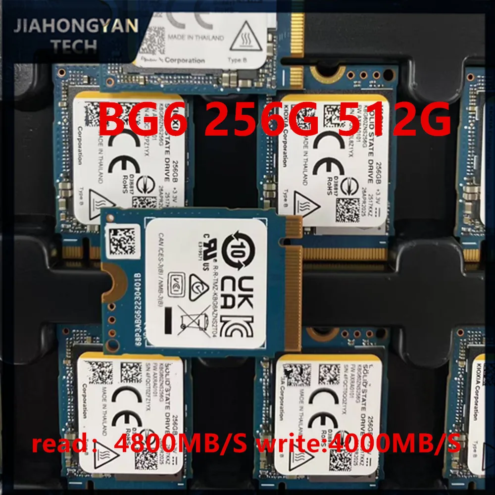 Original For KIOXIA BG4 BG5 BG6 256G 512G 1TB 2230 M.2 Camera Solid State Drive PCIe3.0x4 4.0X4 NVMe M.2 SteamDeck Surface