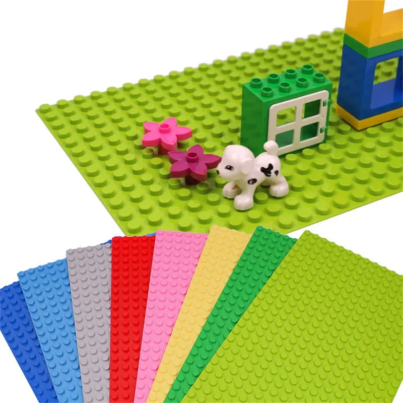 16x32 Baseplate DIY Assembled Building Blocks Baseplate 16*32 Classic Building Blocks Base Board Single Double-sided Base Plate