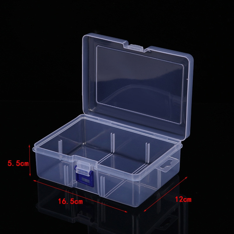 Kunststoff Transparent Lagerung Box Hause Kleinigkeiten Organizer Fall Schmuck Perlen Container Box Werkzeuge Zubehör