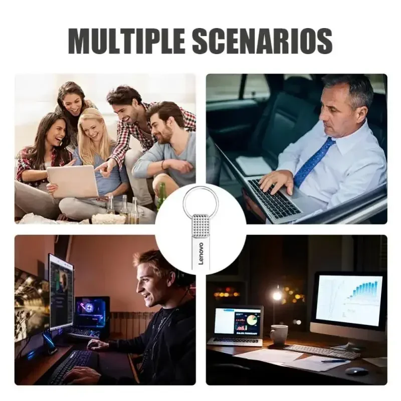 Lenovo usb 2tb 512gb usb flash drive metal usb 3.0 pen drive chave 1tb tipo c de alta velocidade pendrive 128gb mini unidade flash para o telefone