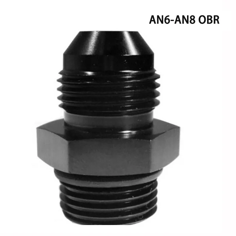 AN -6 (AN6 AN 06) AN8 AN10 AN12 a ORB-6 (9/16" UNF) 6AN 8AN 10AN 12AN Adaptador de junta tórica Boss