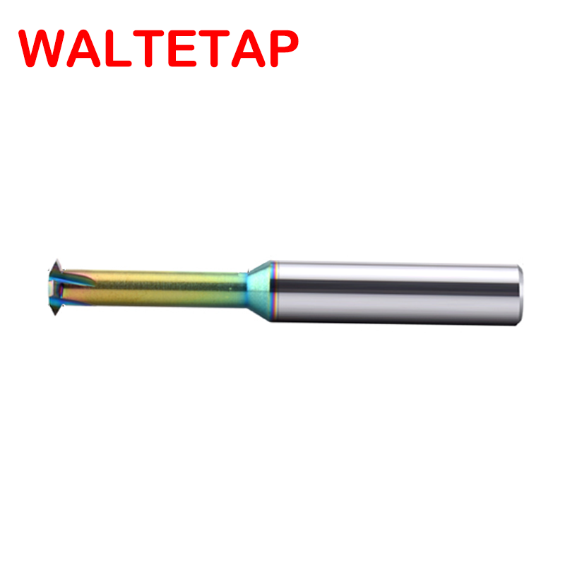 WALTETAP Macchina CNC in metallo duro solido Fresatura con filettatura a dente singolo M1 M1.6 M2 M3 M4 M5 M6 M8 M10 M12 M14 frese Frese