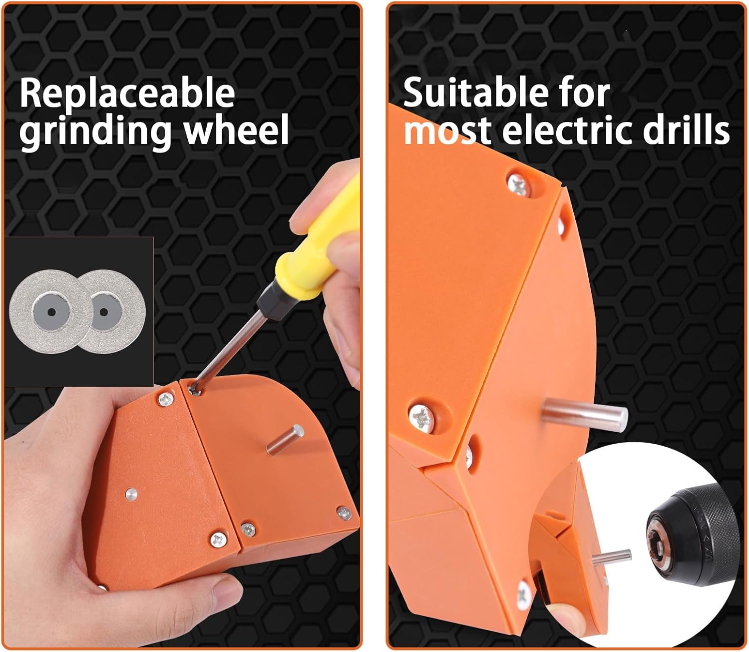 Apontador de broca resistente ao desgaste moedor broca rebolo ferramenta para broca/fresa/tesoura brocas facas