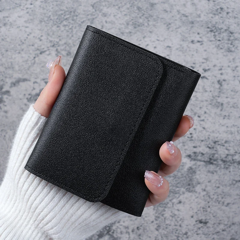 Einfache und kurze Geldbörse Student Ticket Inhaber Multifunktion karten tasche