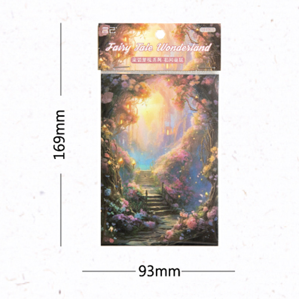 Herr. Papier Vintage europäischen Stil Schloss Material Papier Märchen Traum Handbuch Träger Dekoration Karton 16 teile/paket