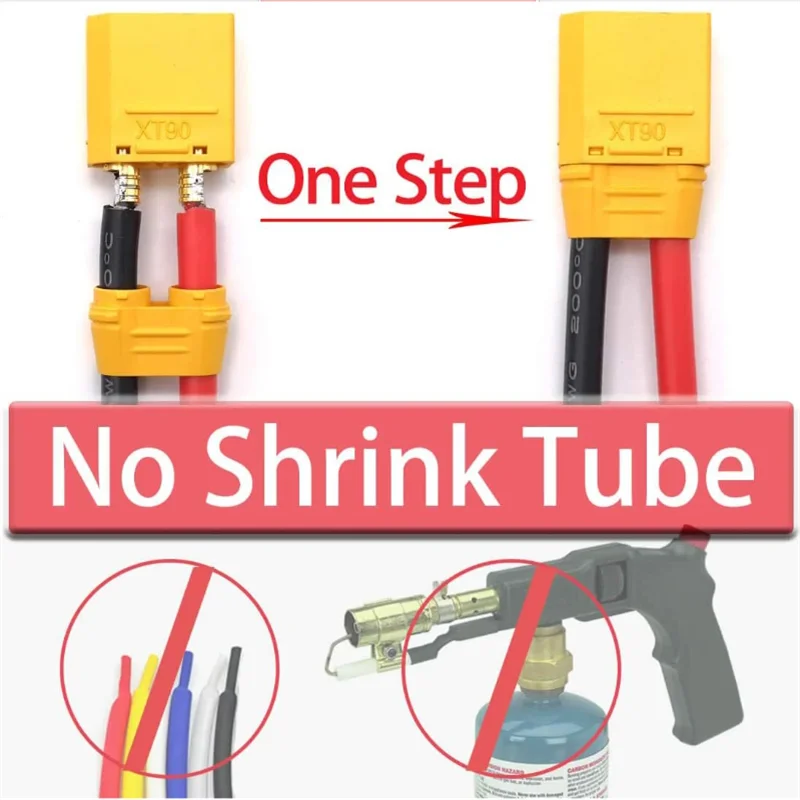 5 pares xt90 XT-90 xt90h plugue conector bala macho e fêmea para motor de bateria rc lipo, esc e cabo de carga