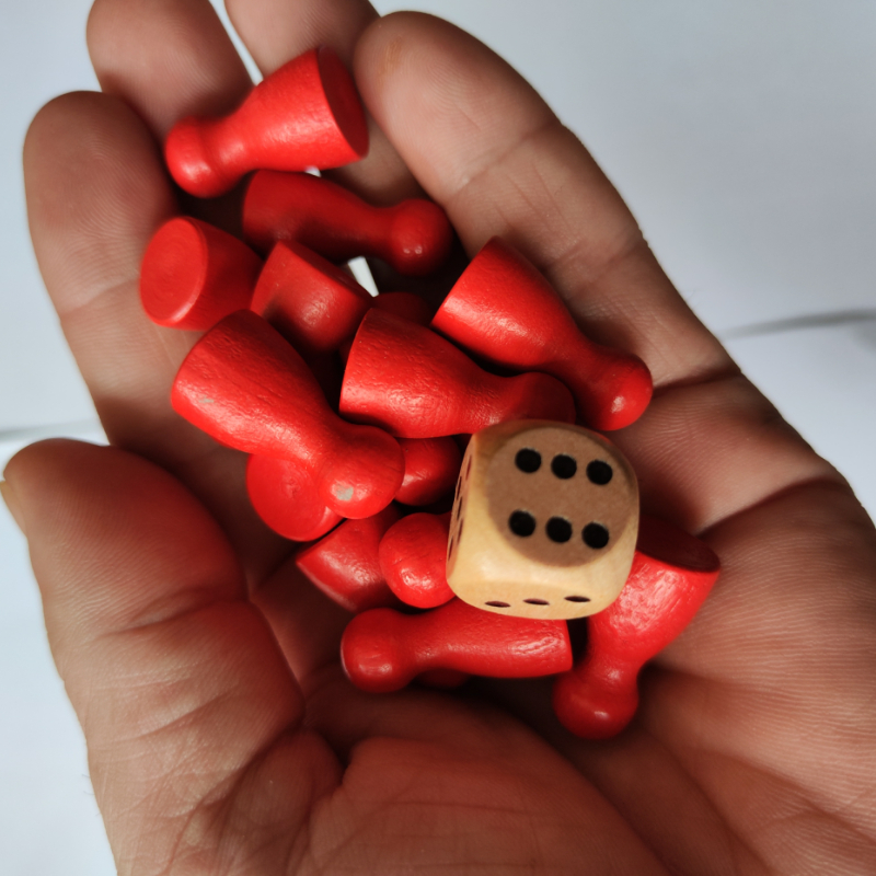 Juego de rompecabezas de madera humanoide para niños, juego de mesa de madera, piezas de ajedrez, piezas de damas humanoides, ajedrez volador, 16 Uds.
