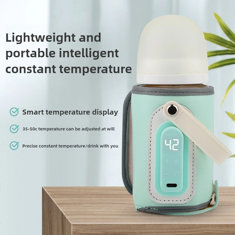 TPYE-C Lade Intelligente Temperaturregelung Konstante Warm für Muttermilch Baby Fütterung Wärmer Tragbare Reise Flaschenwärmer Heizung