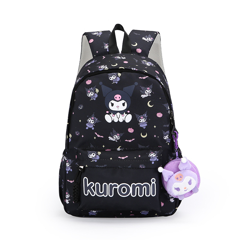 Sanrio Hello Kitty Kuromi plecak z motywem kreskówkowym dla dzieci piękny tornister dla dzieci prezent dla uczniów wielofunkcyjne plecaki Kawaii