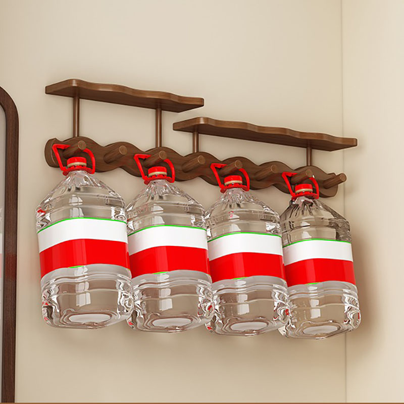 Hall de entrada cabides de bambu pendurado ganchos atrás das roupas criativas cachecol chaves fixado na parede rack armazenamento móveis decoração