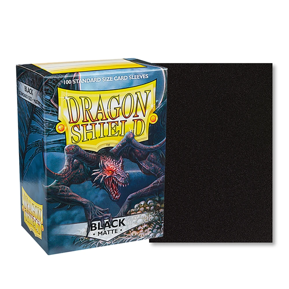 100 ชิ้น/กล่องMulticolor Dragon Shieldการ์ดแขนMatteการ์ดแขนสําหรับTCG/PTCG Starการ์ดเกมกระดานการ์ด