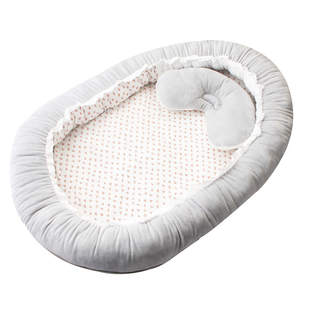 52*75cm Baumwolle Baby Nest Bett faltbar abnehmbare tragbare Fotografie Requisiten abnehmbares Schlaf nest für Babybett Kleinkind Wiege