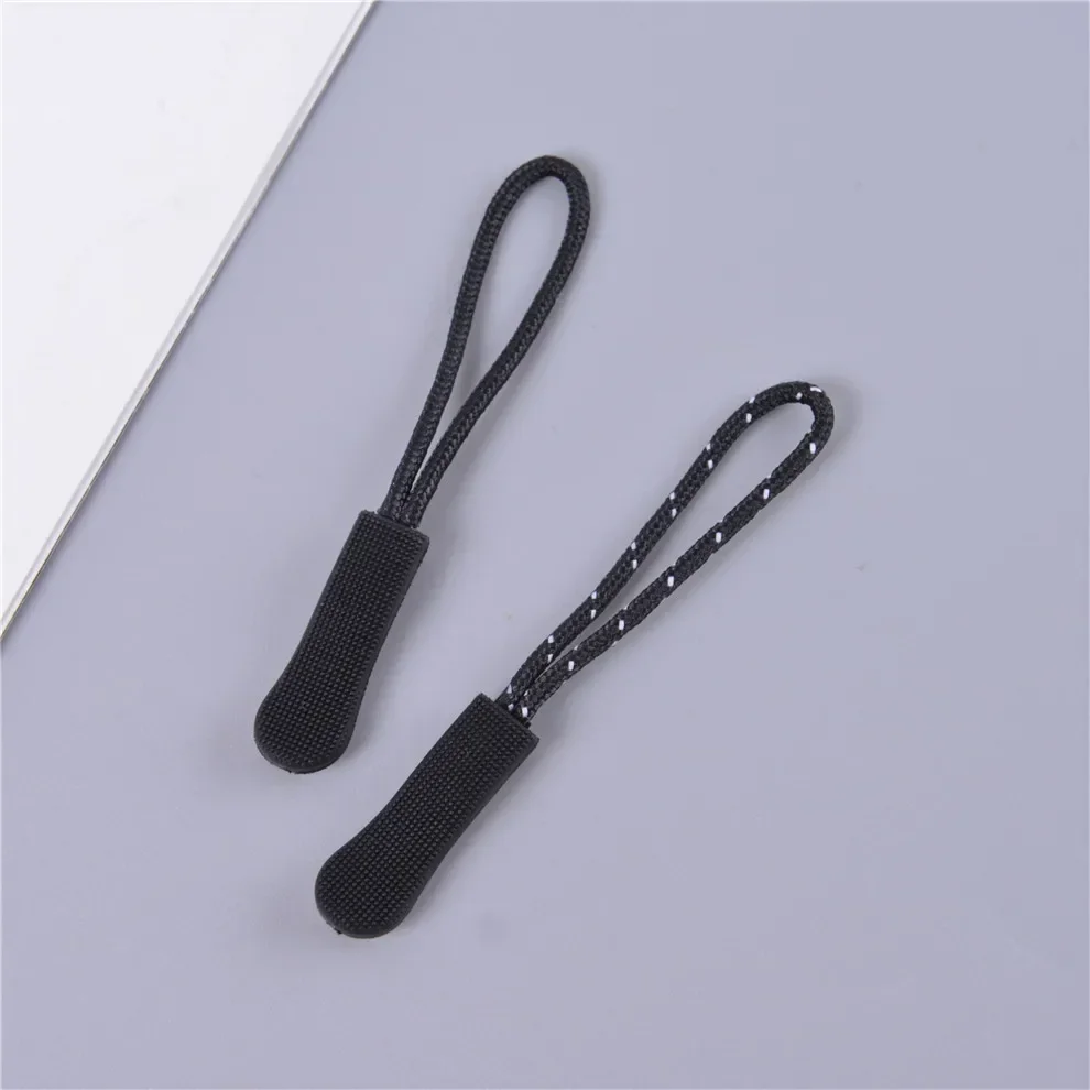 10/20szt Ściągacz do zamków błyskawicznych Koniec dopasowania Tag linowy Wymienny klips Zepsuta klamra Fixer Zip Cord Tab Torba podróżna Walizka Namiot Plecak