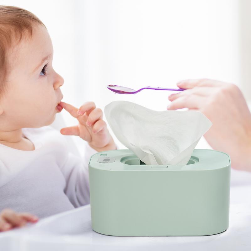 Wet Wipe Warmer USB Baby Wipes Warmer Container Large Capacity Travel Tissue Dispenser Smart Precise Temperature Control Diaper