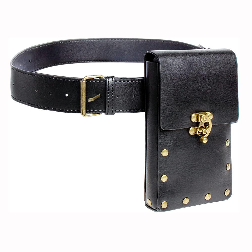 Accesorios de disfraz renacentista, bolsa para cinturón, 3 botellas de poción, soporte de cuero, Festival Medieval, disfraz de Halloween, conjunto de cintura con cinturón