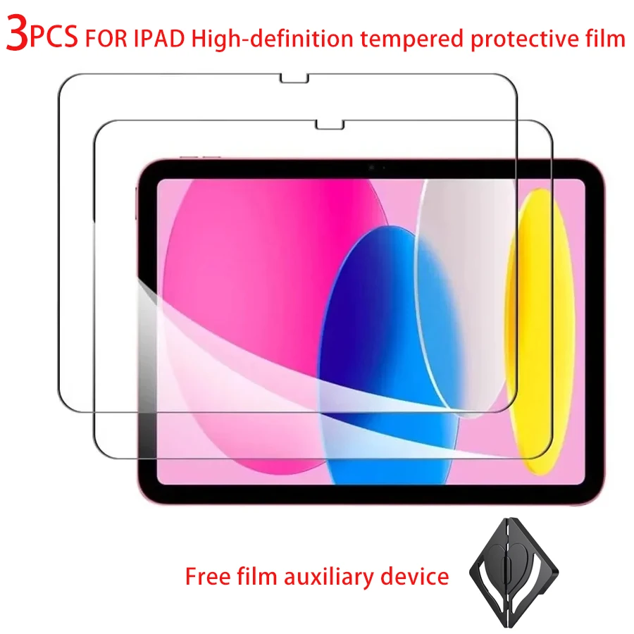 3 pçs hd protetor de tela de vidro temperado para ipad10th ipad2025 a16 ipad ar 11 polegada 2025 (m3) anti risco capa protetora tablet