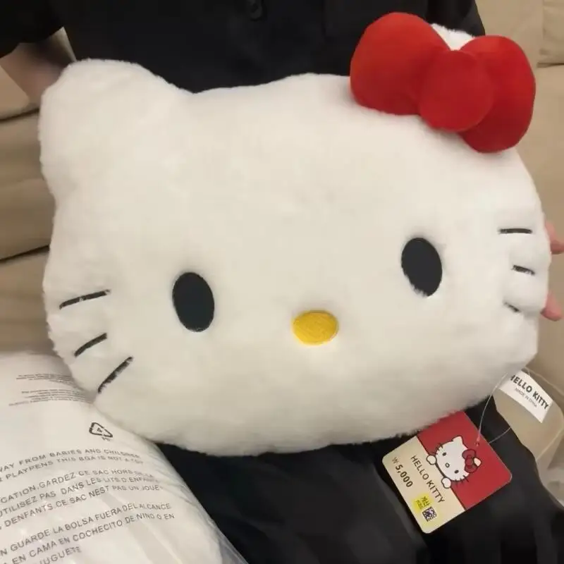 Kitty schattig kat hoofd pluche kussen bank bedhoofd kussen auto kussen dutje kussen verjaardagscadeau vrouwelijk