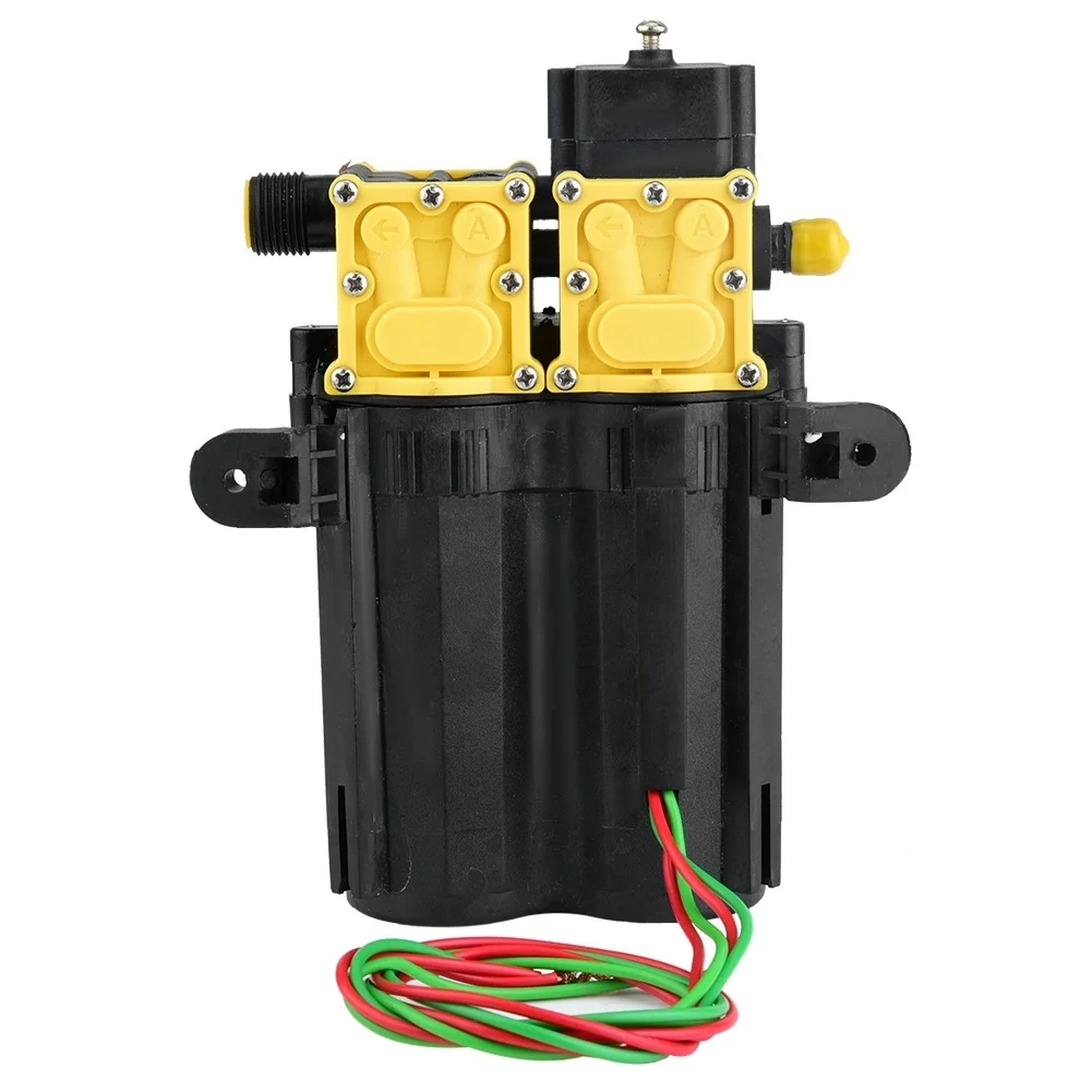 12V 7A 10L/min แรงดันสูงการเกษตรไฟฟ้าปั๊มน้ํา Sprayer ปั๊ม Dual-Core Power การเกษตรไฟฟ้า